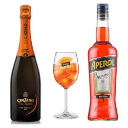 Likér Aperol 11% 0,7l.+Cinzano To-Spritz 11,5% 0,75l. (kartón)