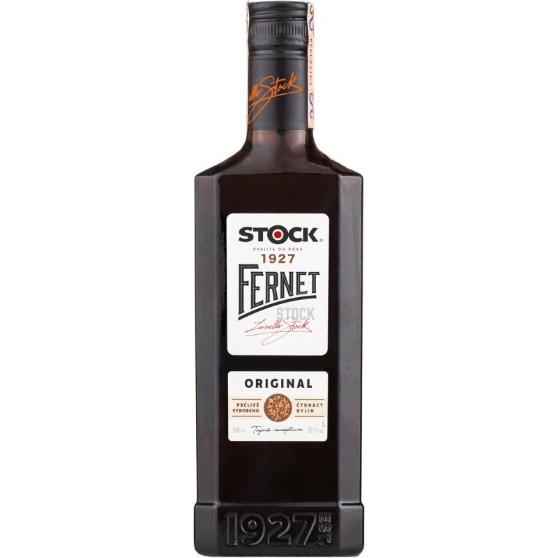 Fernet Stock 38% 0,7l (čistá fľaša)