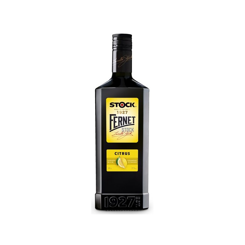 Fernet Stock Citrus 27% 0,7l (čistá fľaša)