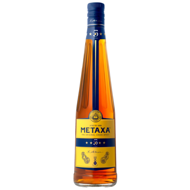 Metaxa 5* 38% 0,7 l (čistá fľaša)