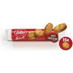 Lotus Biscoff Karamelizované sušienky spojené náplňou s príchuťou mliečnej čokolády 150 g