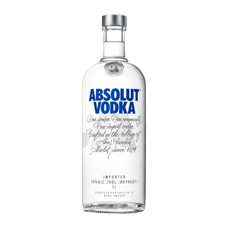 Absolut Vodka 40% 1 l (čistá fľaša)