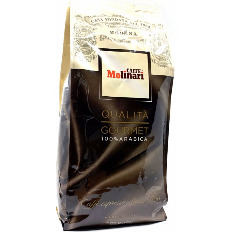 Molinari Qualita Gourmet zrnková káva 1 kg