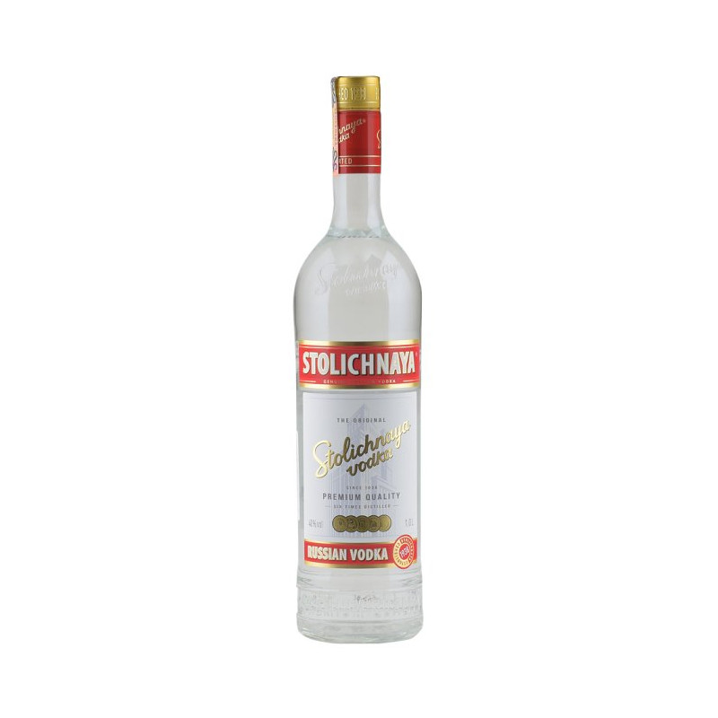 Stolichnaya 40% 1 l (čistá fľaša)