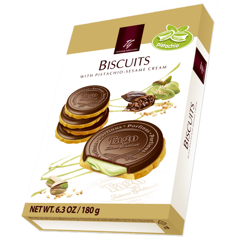 Kardinalki pistáciovo-sezamové sušienky 180g