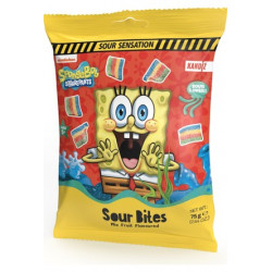 SPONGE BOB kyslé pásiky 75g