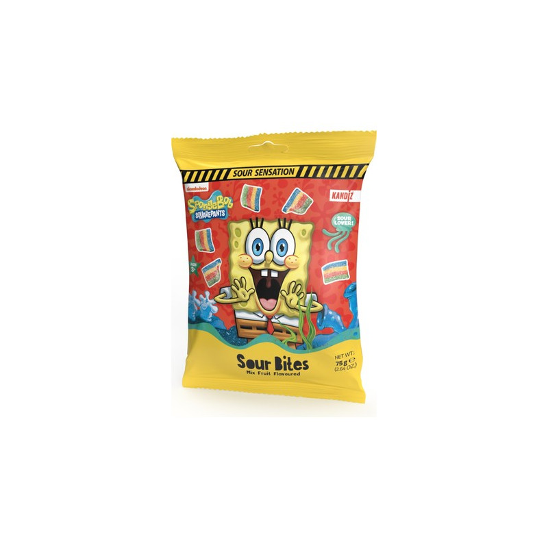 SPONGE BOB kyslé pásiky 75g