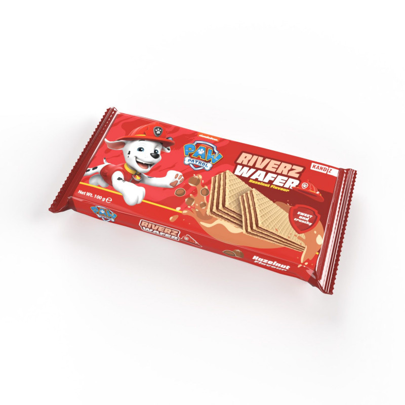 PAW PATROL Oblátky s orechovou príchuťou 100g