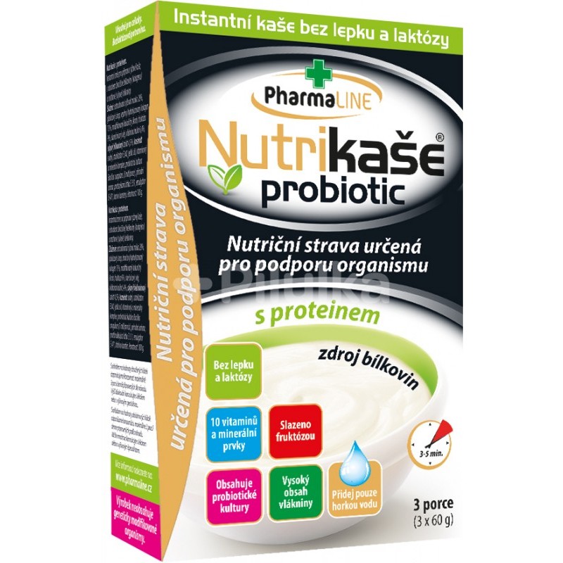 Nutrikaša probiotic - s proteínom 3 x 60 g