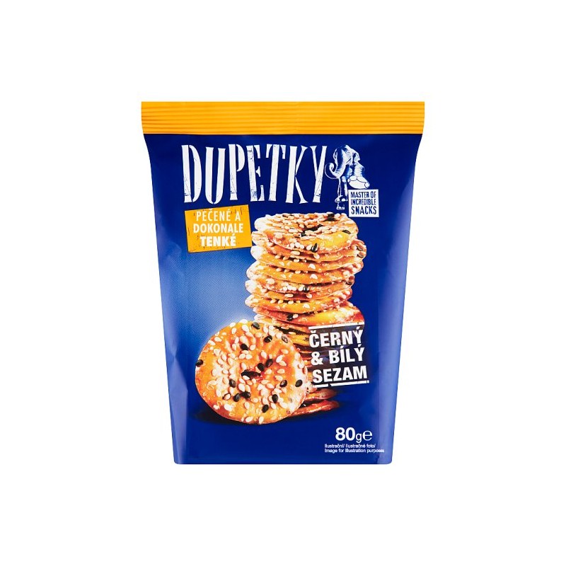 Dupetky Čierny & biely sezam 80 g