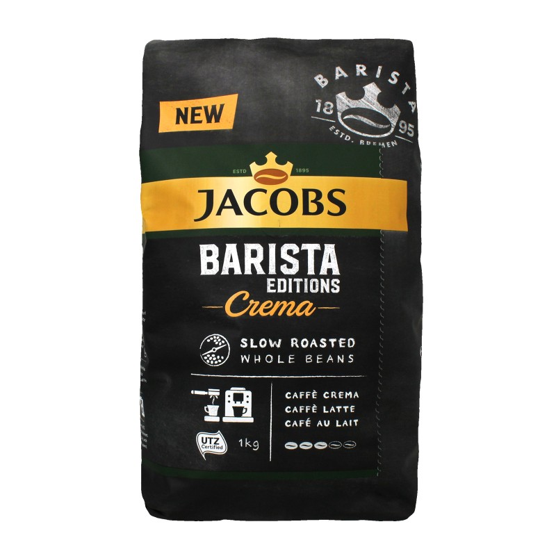 Jacobs Barista Crema INTENSE zrnková káva 1 kg