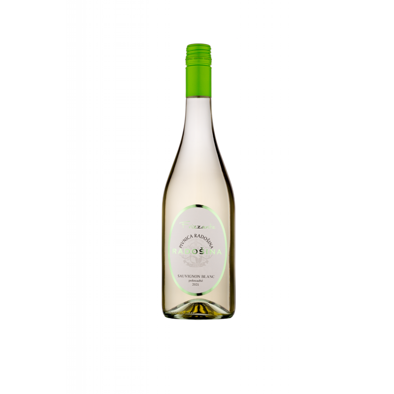 Pivnica radošina Frizzante Sauvignon blanc, polosuché, sýtené, perlivé 2021