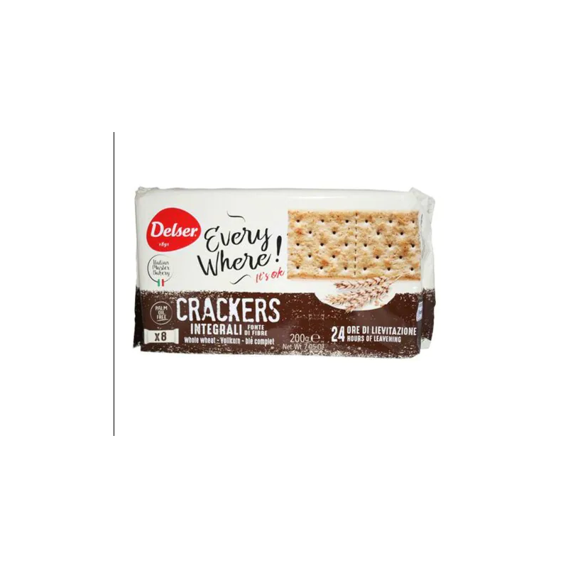 Delser Crackers Integrali 200G