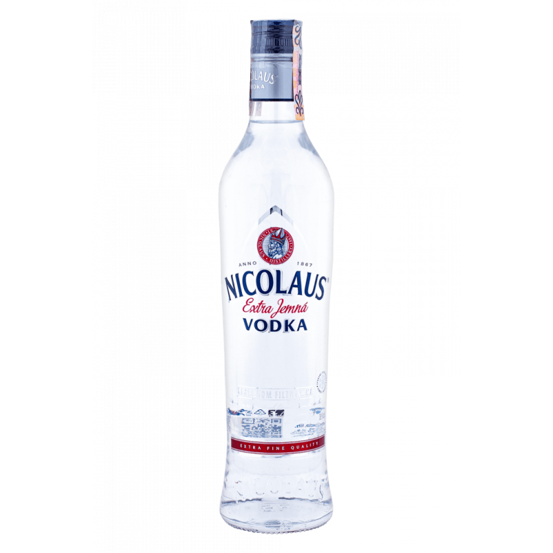 Nicolaus Extra jemná vodka 38% 0,7l (čistá fľaša)