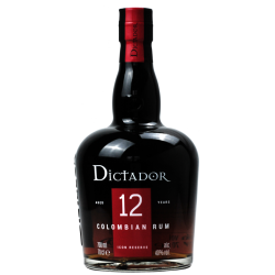 Dictador 12y 40% 0,7 l (čistá fľaša)