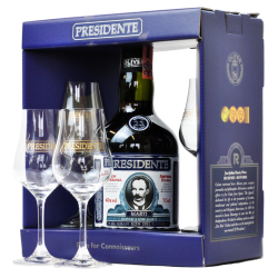 Presidente Marti Solera 19 40% 0,7 l (darčekové balenie 2 poháre)