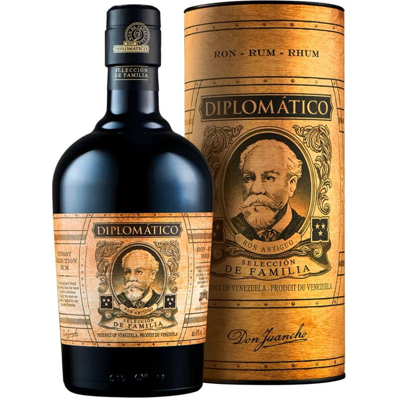 Diplomatico Selección De Familia 43% 0,7 L (tuba)