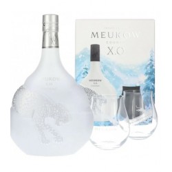 Meukow XO Ice + 2 poháre 40% 0,7 L kazeta