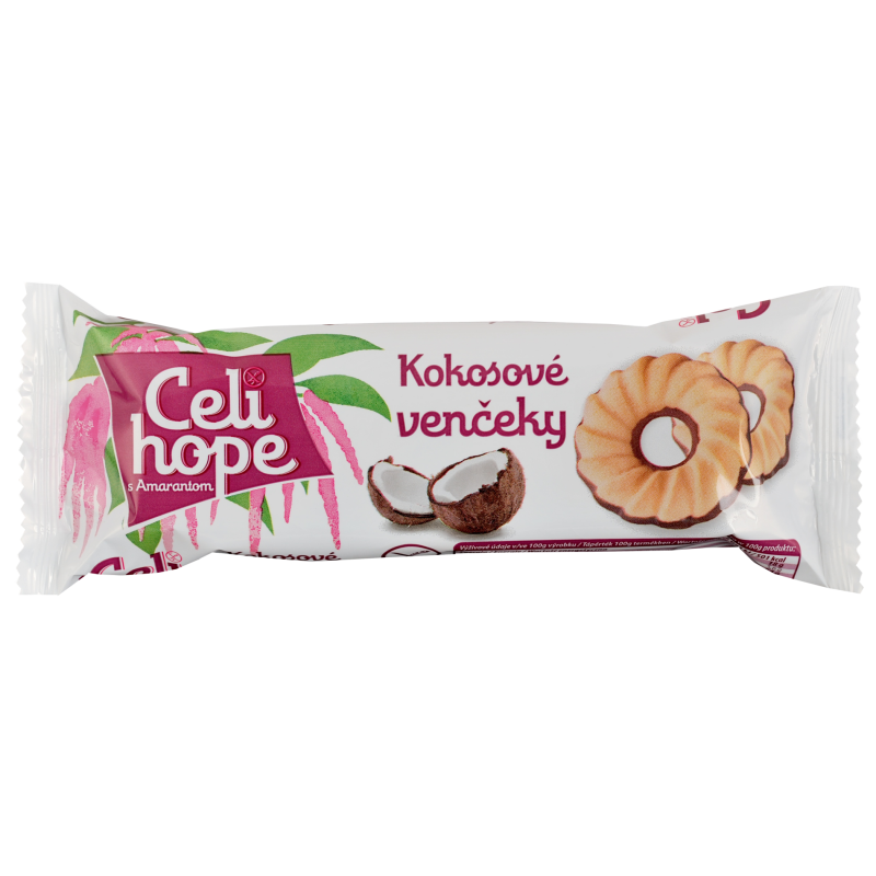 Celihope Kokosové venčeky 75g