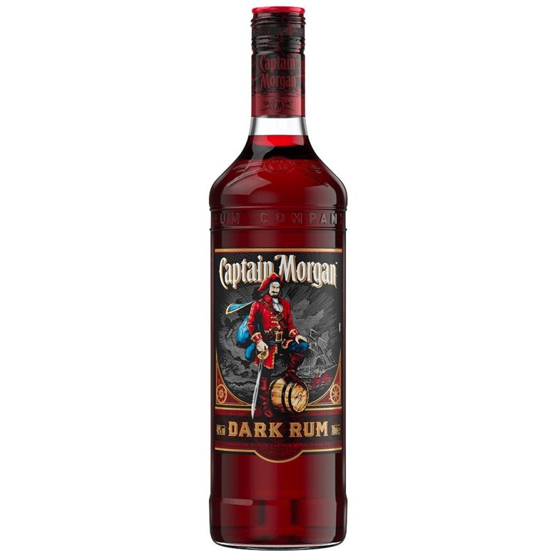 Captain Morgan Dark Rum 40% 0,7 l (čistá fľaša)