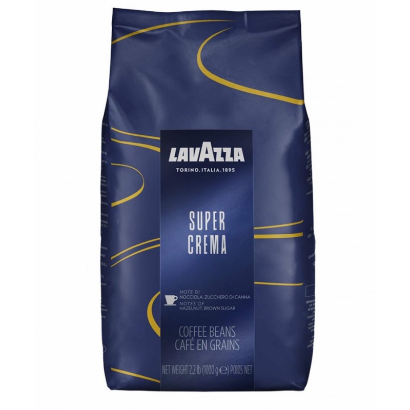 Lavazza SUPER CREMA, zrnková káva 1kg